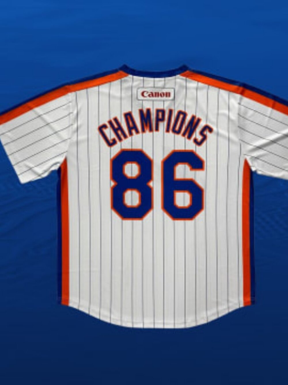 NY METS 1986 RETRO REPLICA JERSEY SGA 8/2/2026 XL WORLD SERIES CHAMPION BASEBALL